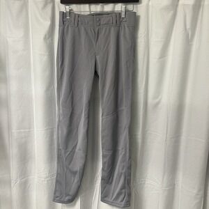 NEW Adidas Baseball Pants Boys Triple Stripe Open Bottom Relaxed Fit YL Large